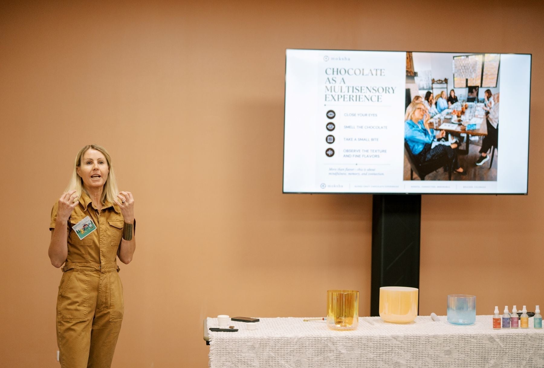 Elevate Keynote Speech with Moksha Chocolate