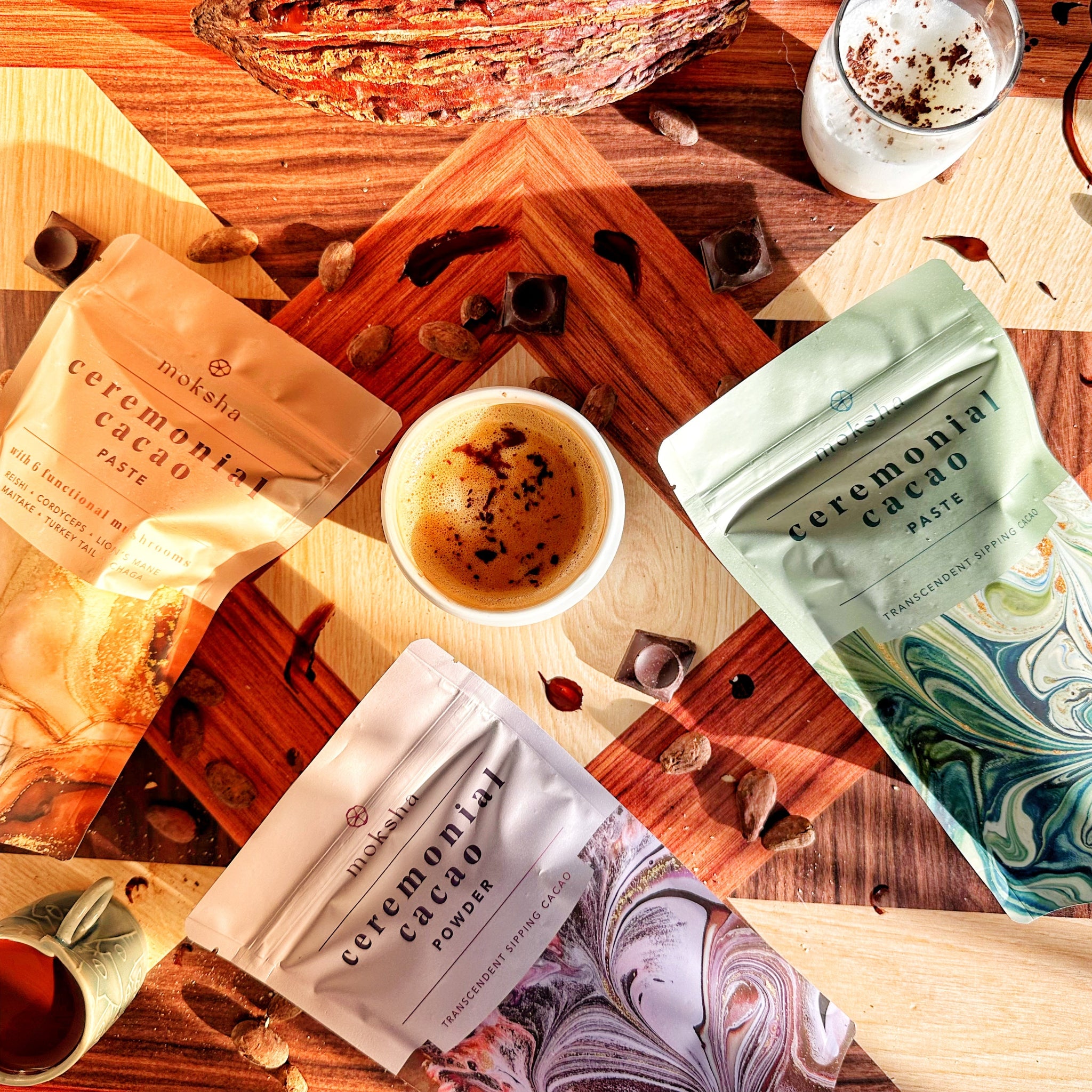 Organic Single-Origin Ceremonial Cacao Powder – Moksha Chocolate