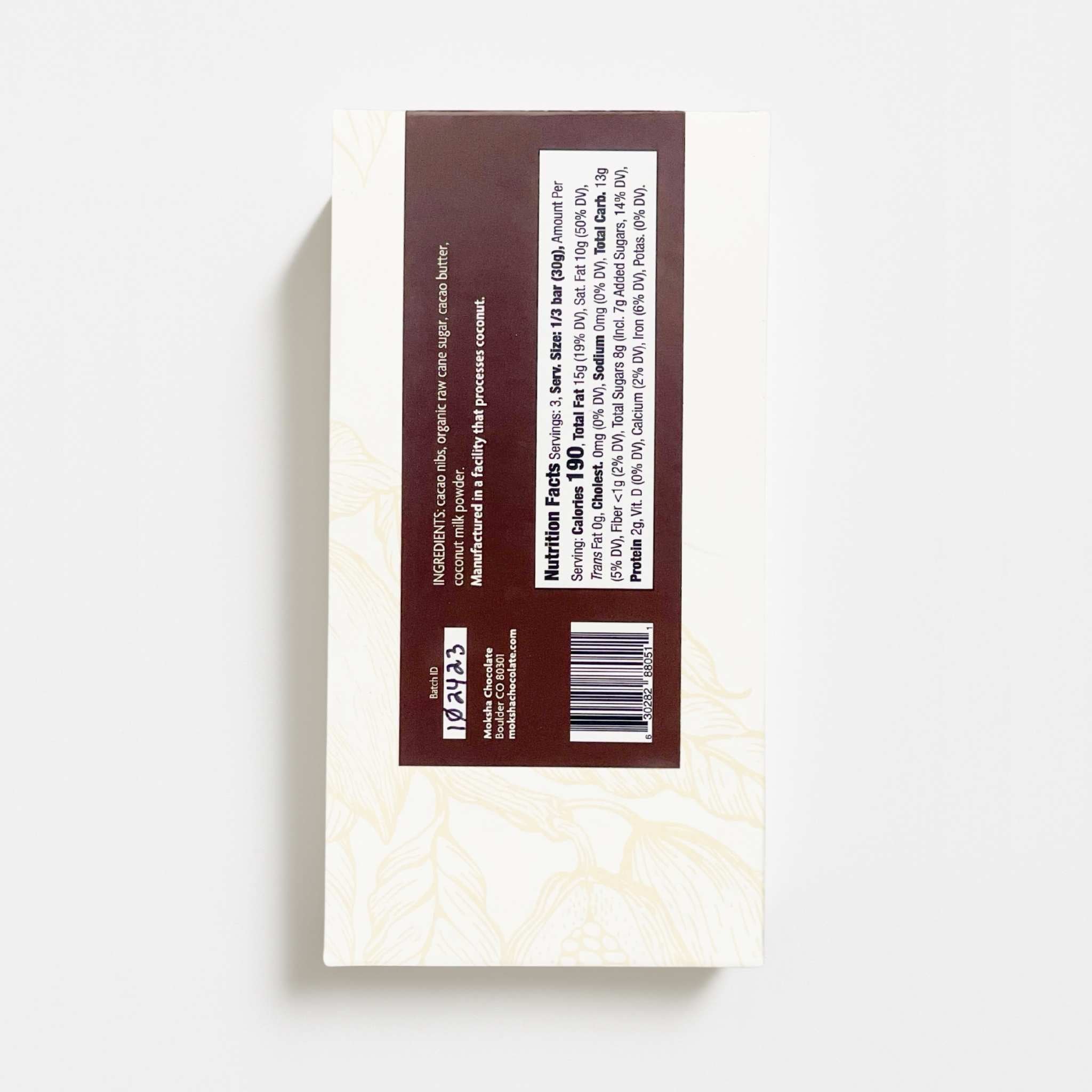 Dark Vegan Milk Chocolate Bar • Craft Chocolate Made in Boulder